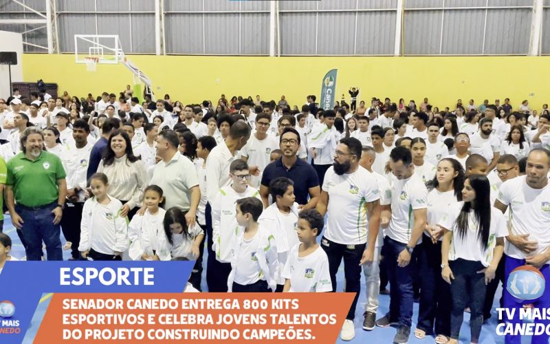 Senador Canedo Entrega 800 Kits Esportivos a Jovens Talentos do Projeto Construindo Campeões