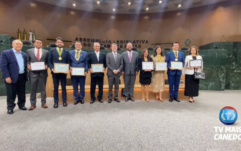 Vice-prefeita de Senador Canedo Salma Bahia Recebe a Maior Honraria da Assembleia Legislativa de Goiás