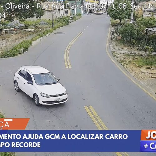 Guarda Civil Municipal recupera veículo roubado e prende suspeito em Senador Canedo