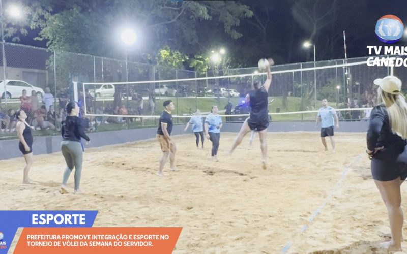 Torneio de vôlei marca semana do servidor em Senador Canedo