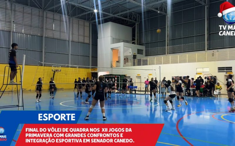 Final do vôlei encerra XII Jogos da Primavera com emoção no CIE