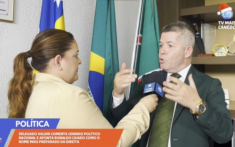 Delegado Waldir defende Ronaldo Caiado como melhor nome da direita para presidência