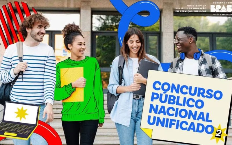 Começam as inscrições para o Concurso Nacional Unificado 2025, com 3.652 vagas e salários de até R$ 16 mil
