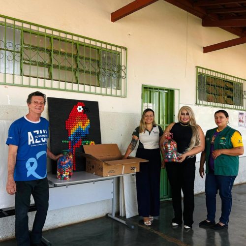 AMMA de Senador Canedo apresenta Projeto “Tampinhas que Contam Histórias” e incentiva educação ambiental nas escolas