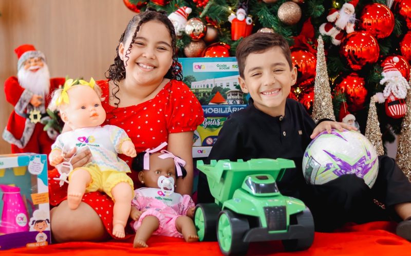 OVG e Prefeitura de Senador Canedo distribuem mais de 15 mil brinquedos e levam esperança às crianças neste Natal