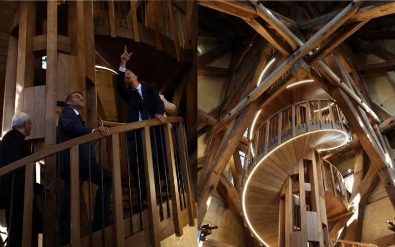 Macron reinaugura torres da Catedral de Notre Dame após restauração histórica