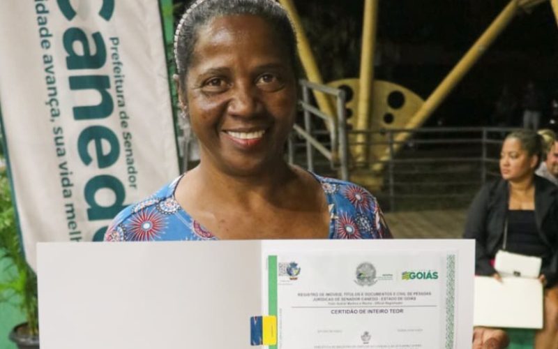 Regularização Fundiária Avança em Senador Canedo e Transforma a Realidade de Famílias no Jardim das Oliveiras