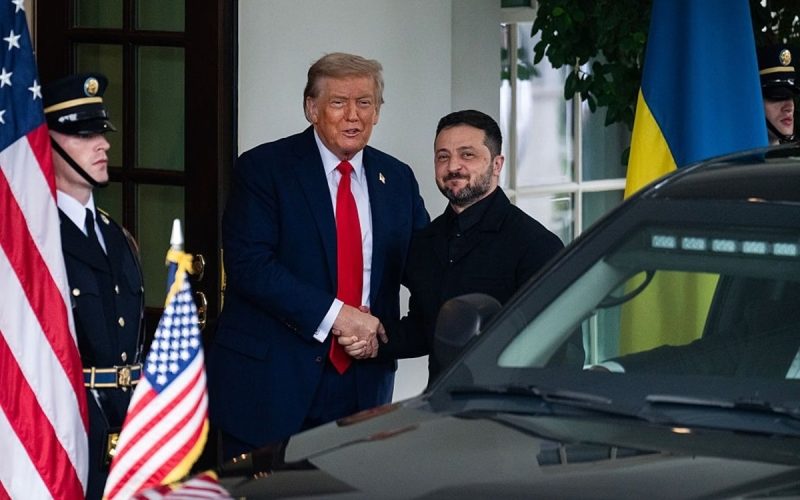 Trump fala em “chance razoável” de paz na Ucrânia após encontro com Zelensky na Casa Branca
