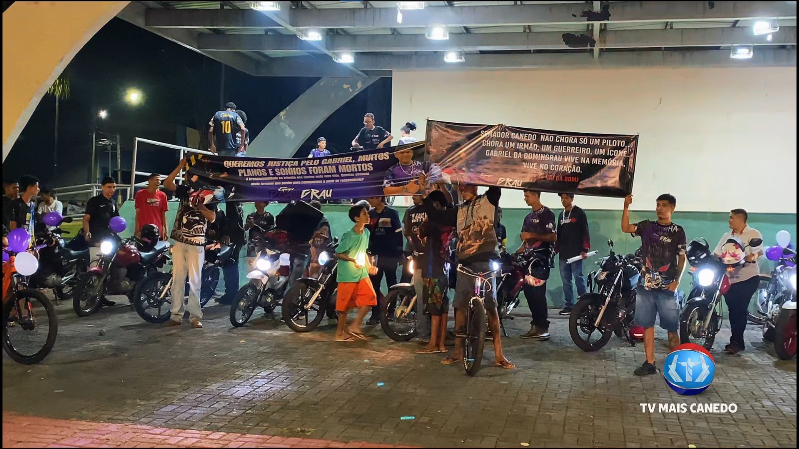 Motociclista morre em acidente em Senador Canedo e motoboys protestam por justiça
