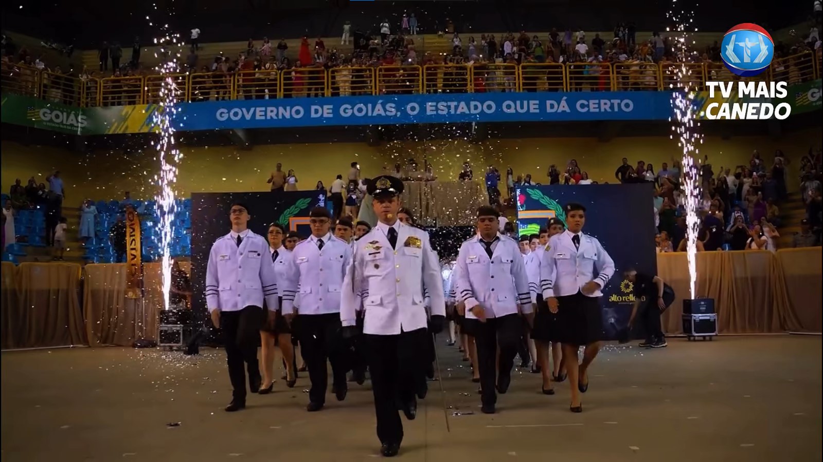 Formatura do Colégio Militar Pedro Xavier Teixeira emociona público no Goiânia Arena