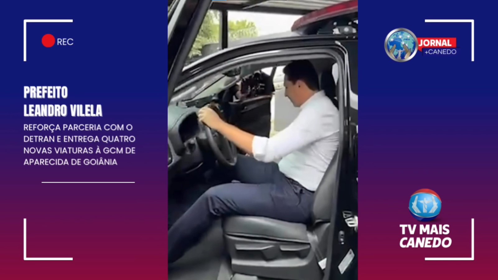 Aparecida de Goiânia recebe quatro novas viaturas para reforçar a segurança pública