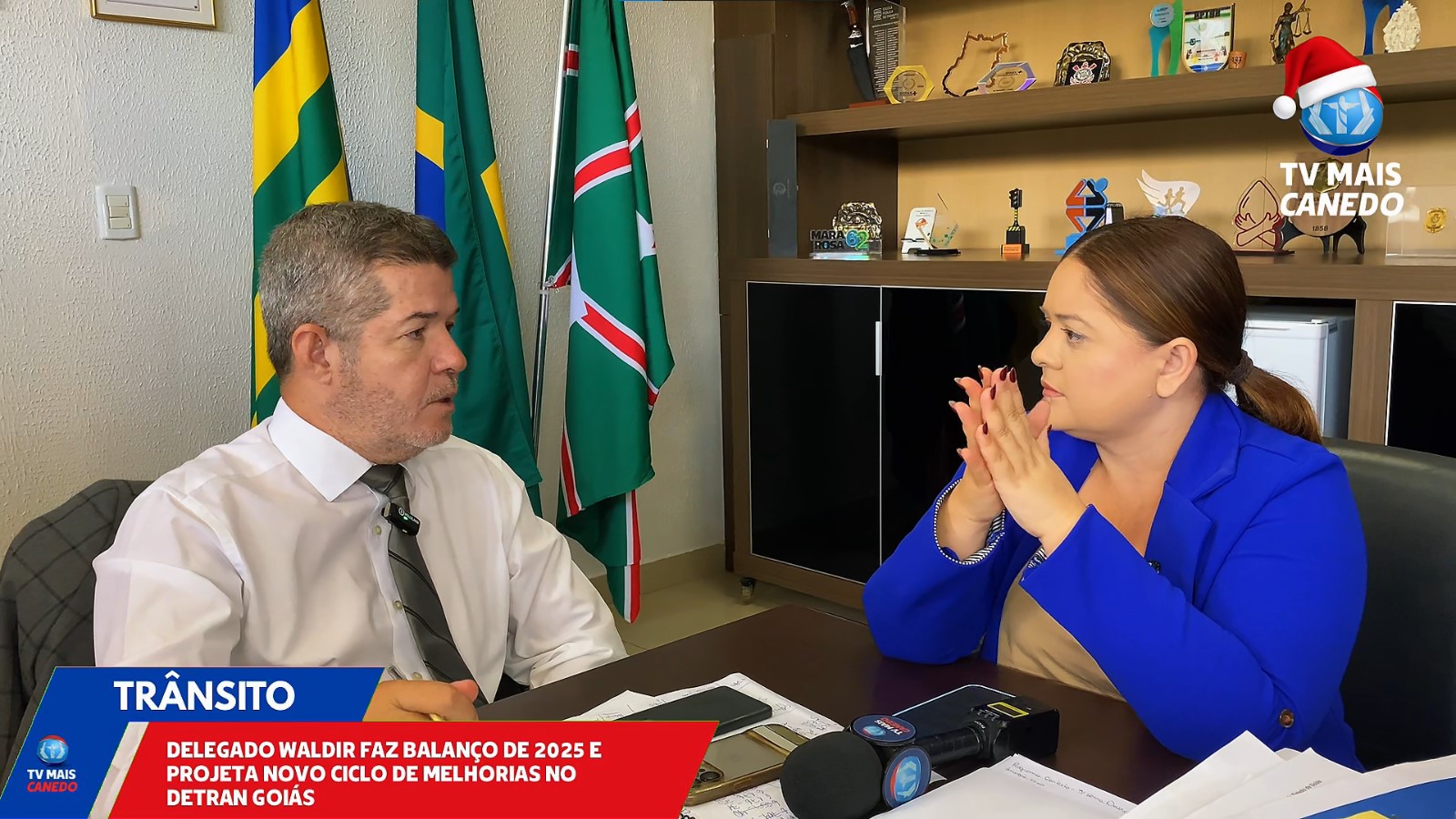 Presidente do Detran-GO faz balanço e anuncia investimentos para Senador Canedo