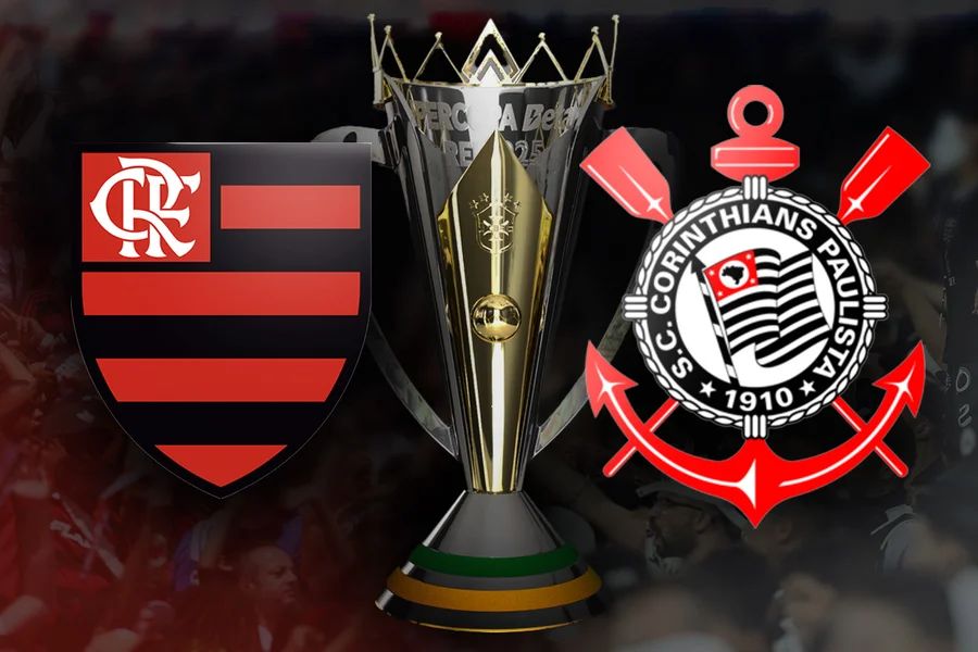 Flamengo x Corinthians decidem a Supercopa Rei 2026 em Brasília