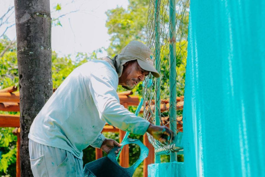 Manutenção em quadras e espaços de lazer reforça conservação de áreas públicas em Senador Canedo
