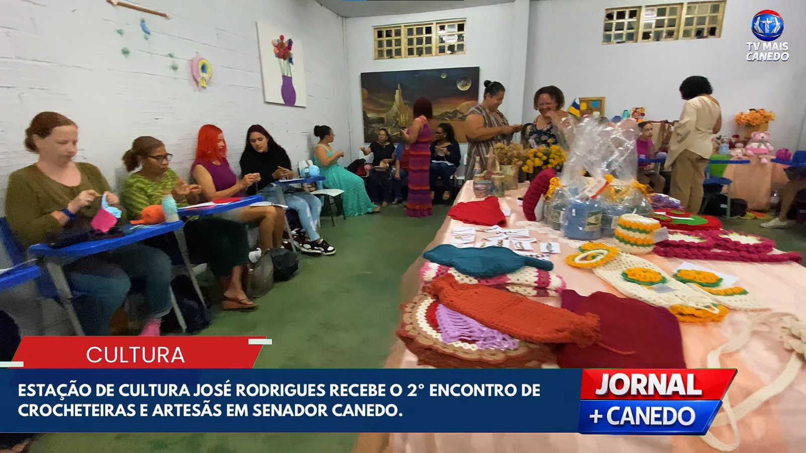 Encontro de Crocheteiras em Senador Canedo incentiva o empreendedorismo e a geração de renda