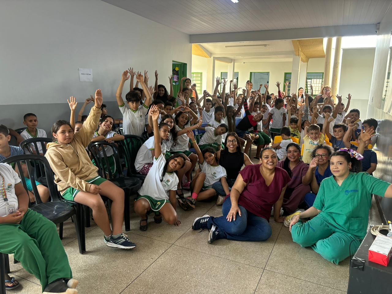 Programa Saúde na Escola realiza ação sobre alimentação saudável em unidade de Senador Canedo