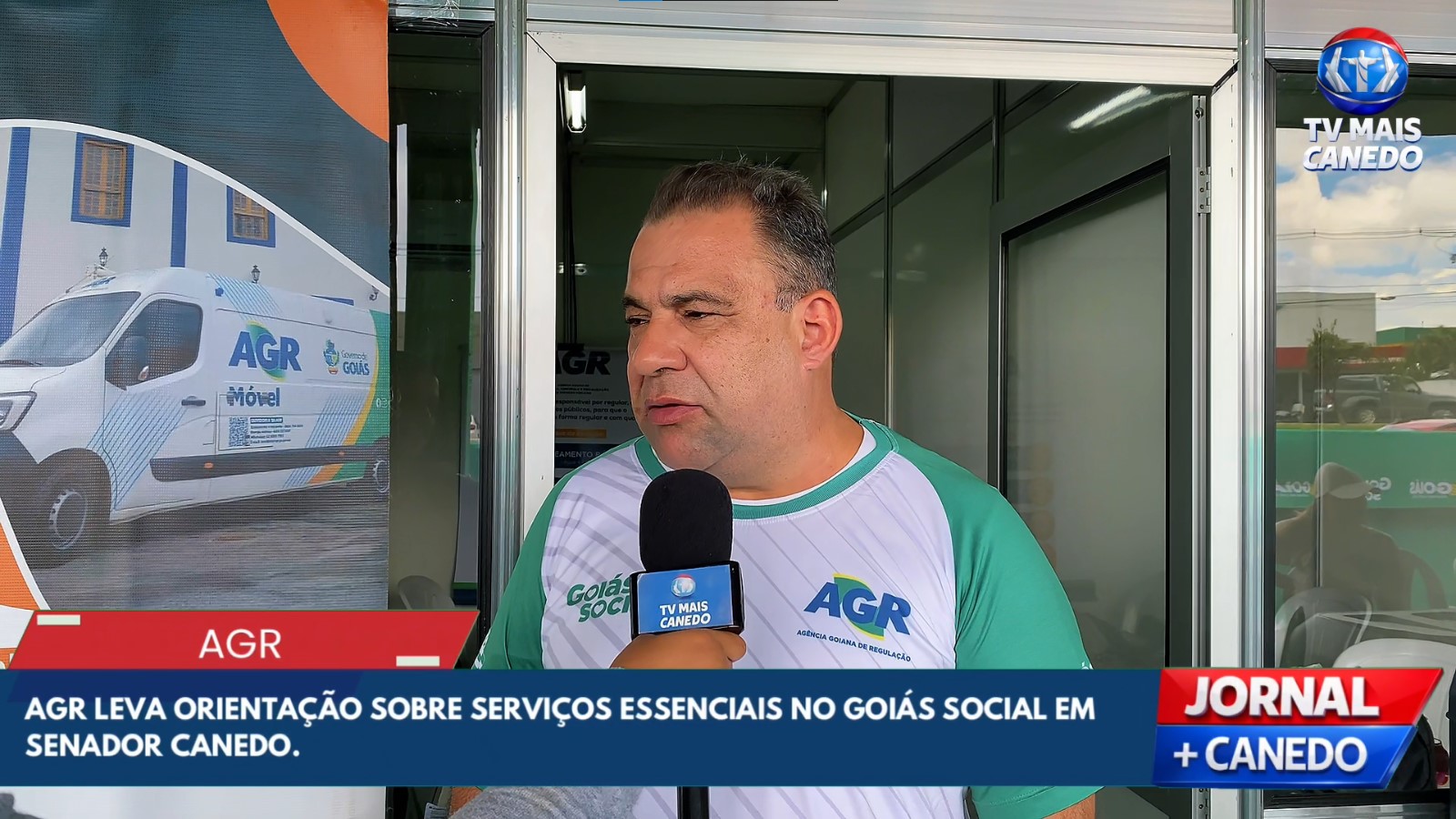 AGR marca presença no Goiás Social em Senador Canedo com atendimento à população