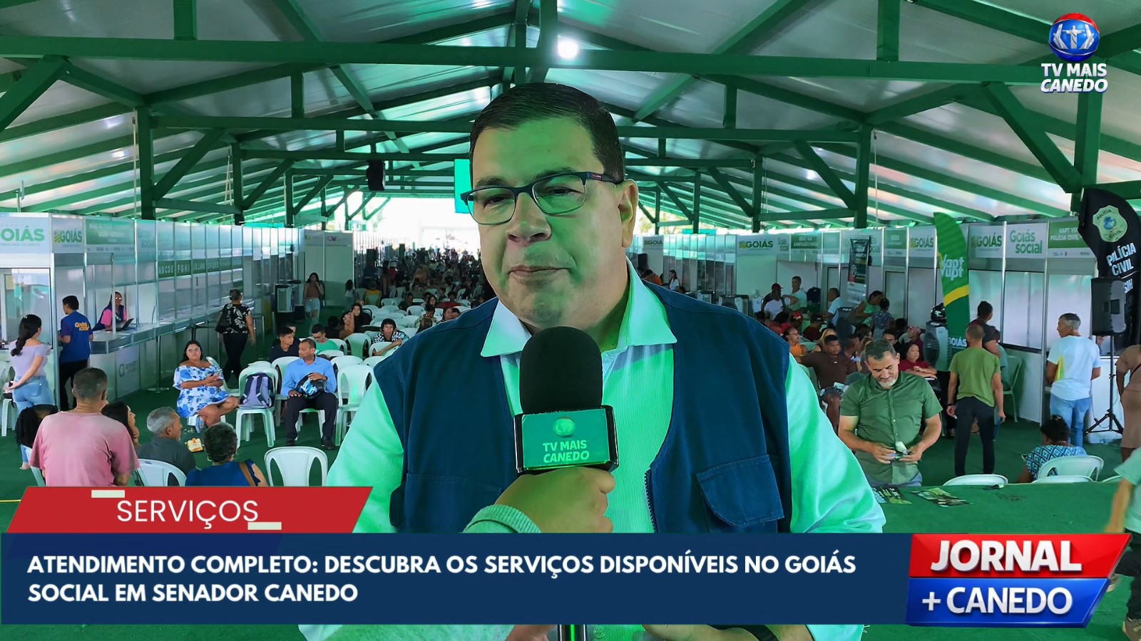 Goiás Social oferece serviços de saúde e cidadania para moradores de Senador Canedo