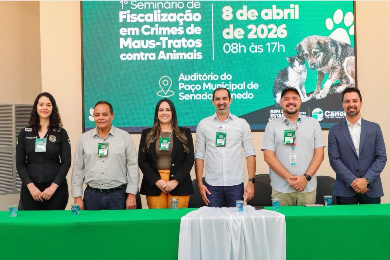 Senador Canedo realiza primeiro seminário sobre fiscalização de maus-tratos contra animais