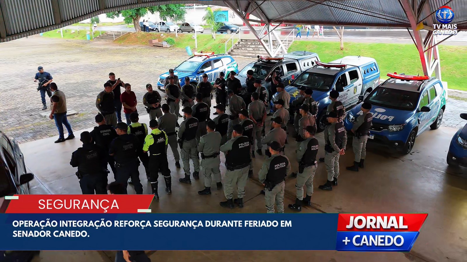 Operação Integração reforça segurança e mobiliza forças policiais em Senador Canedo
