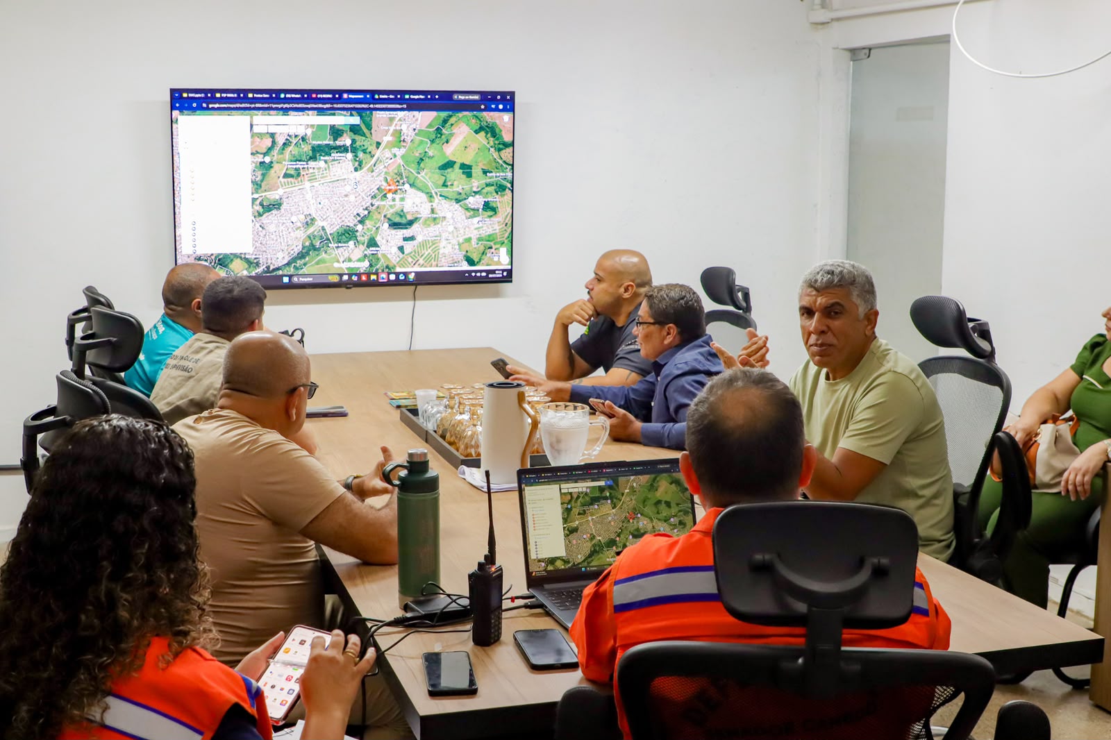 Defesa Civil reforça planejamento para prevenir queimadas e enfrentar eventos climáticos em Senador Canedo