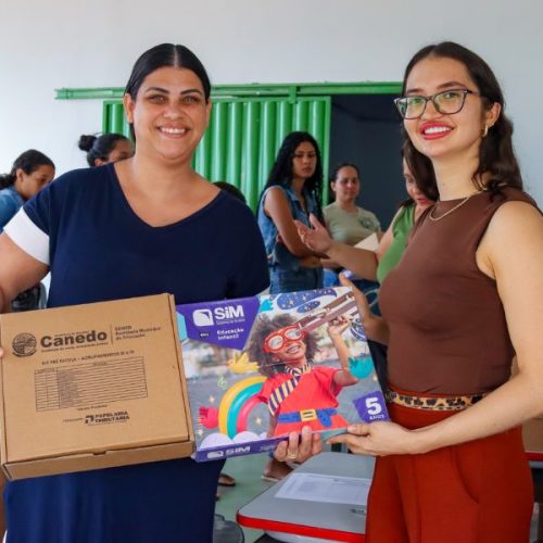 Rede municipal de Senador Canedo adota material didático inédito para a pré-escola