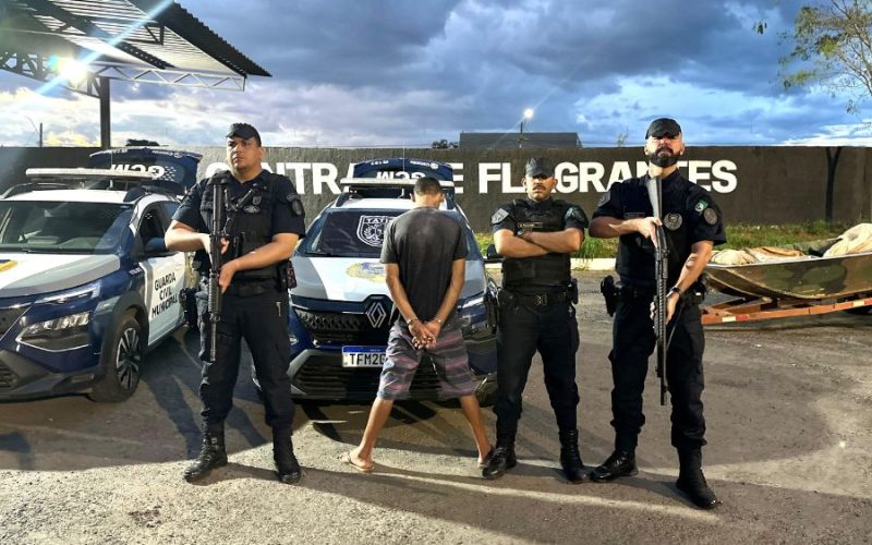 GCM captura foragido da Justiça durante patrulhamento em Senador Canedo