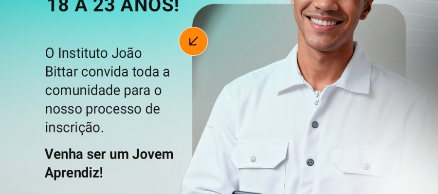 Instituto João Bittar abre inscrições gratuitas para capacitação de jovens em Senador Canedo
