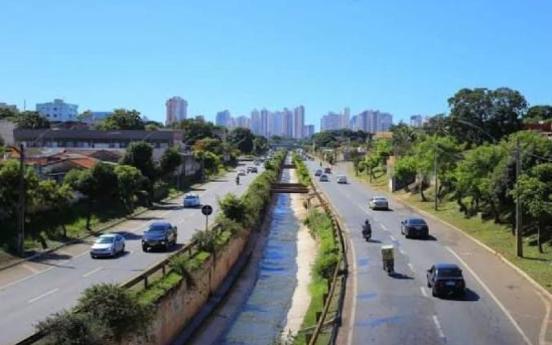 Prefeitura de Goiânia inicia intervenções para implantação da terceira faixa na Marginal Botafogo