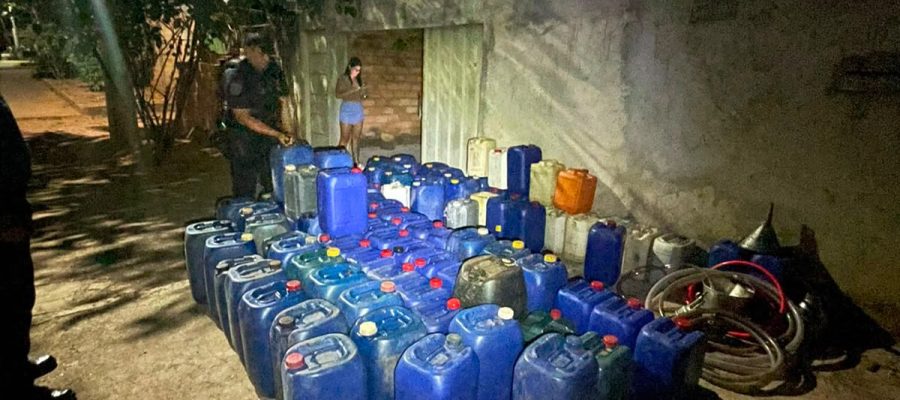 GCM apreende combustível armazenado irregularmente em Senador Canedo