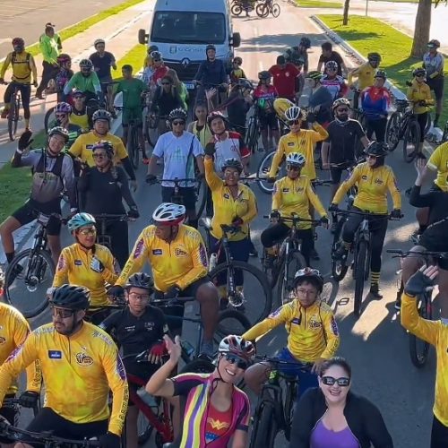 Maio Amarelo: Conscientização e mobilidade no passeio ciclístico de Senador Canedo