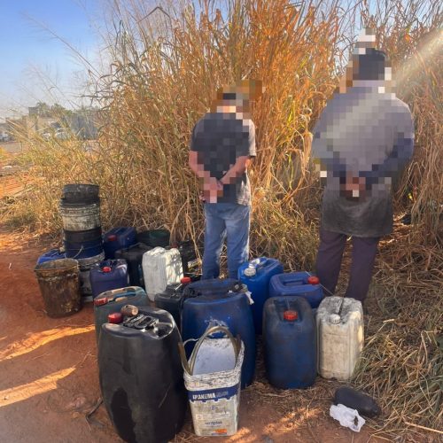 GCM de Senador Canedo detém suspeito de furto de combustível