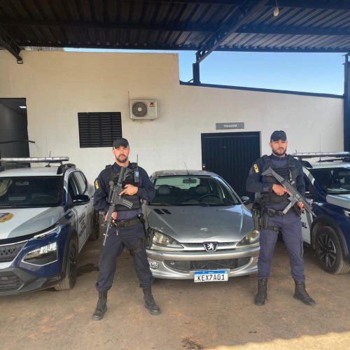 GCM de Senador Canedo recupera veículo roubado com auxílio do sistema de videomonitoramento