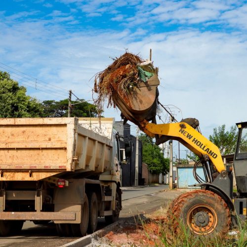 Serviço de remoção atende bairros e contribui para a limpeza urbana em Senador Canedo