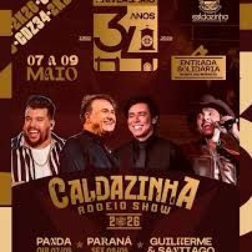 Rodeio de Caldazinha começa nesta quarta-feira (7)