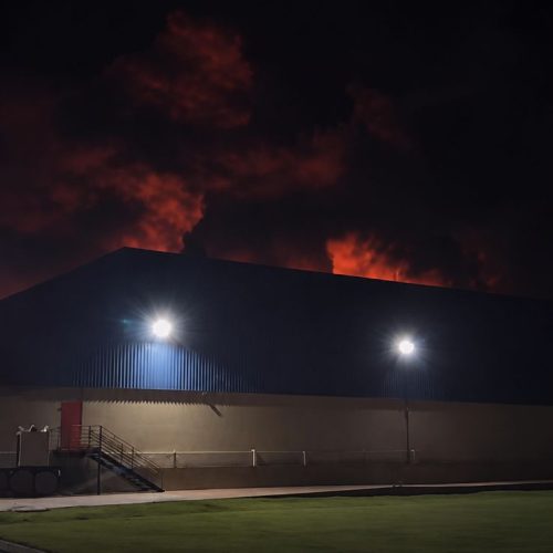 Incêndio atinge unidade da Cicopal em Senador Canedo