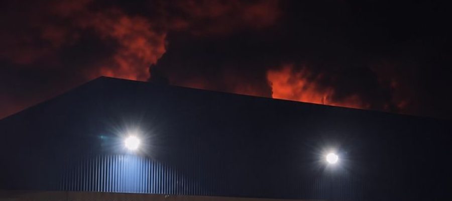 Incêndio atinge unidade da Cicopal em Senador Canedo