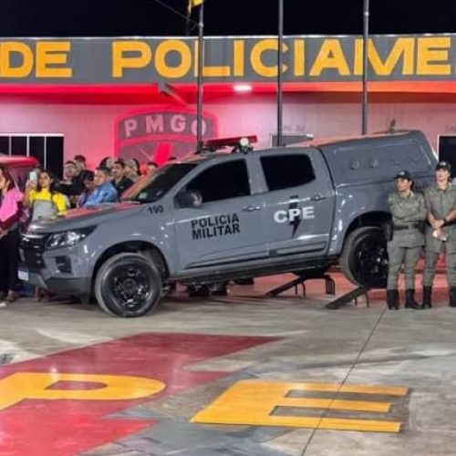 Viaturas pretas da CPE fazem último desfile antes de mudança oficial em Goiás