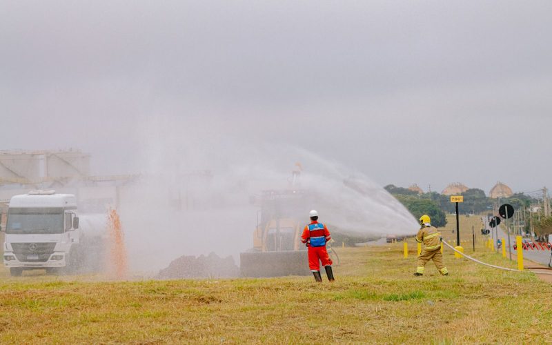 Simulado testa resposta a emergência com produto perigoso em Senador Canedo