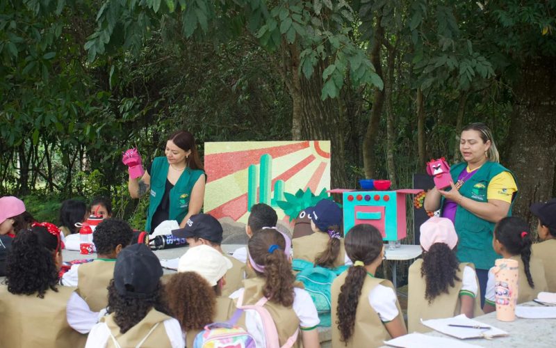 Alunos da rede municipal participam de atividade educativa sobre o Cerrado em Senador Canedo.
