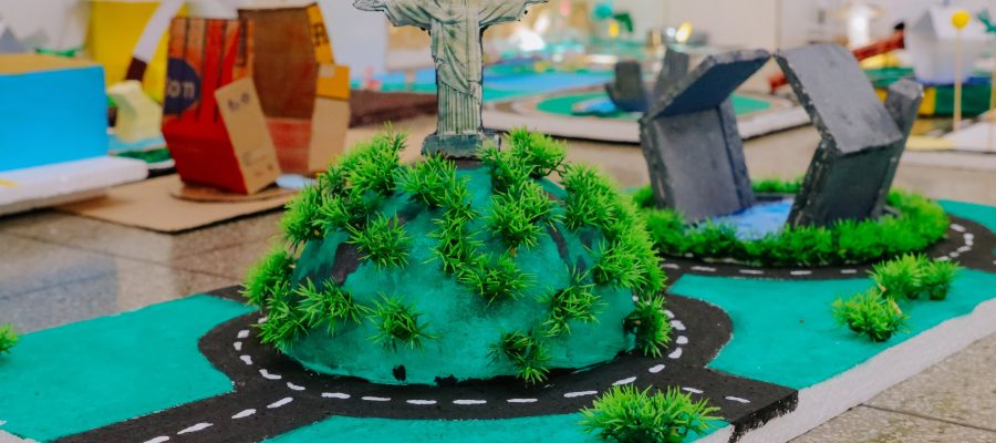 Alunos produzem maquetes de pontos turísticos de Senador Canedo