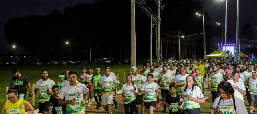 Mais de mil atletas participam da Corrida de Rua que celebra os 37 anos de Senador Canedo