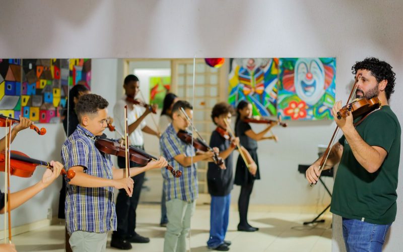 Recital de violinos emociona público e marca novo capítulo da cultura em Senador Canedo