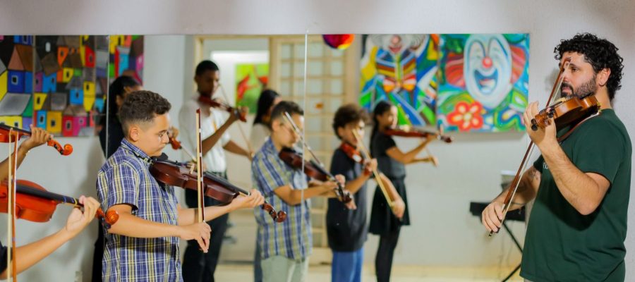 Recital de violinos emociona público e marca novo capítulo da cultura em Senador Canedo