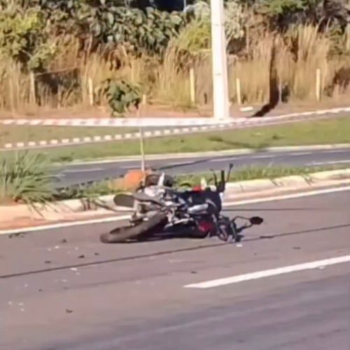 Motociclista morre após grave acidente na Baixada do Progresso, em Senador Canedo