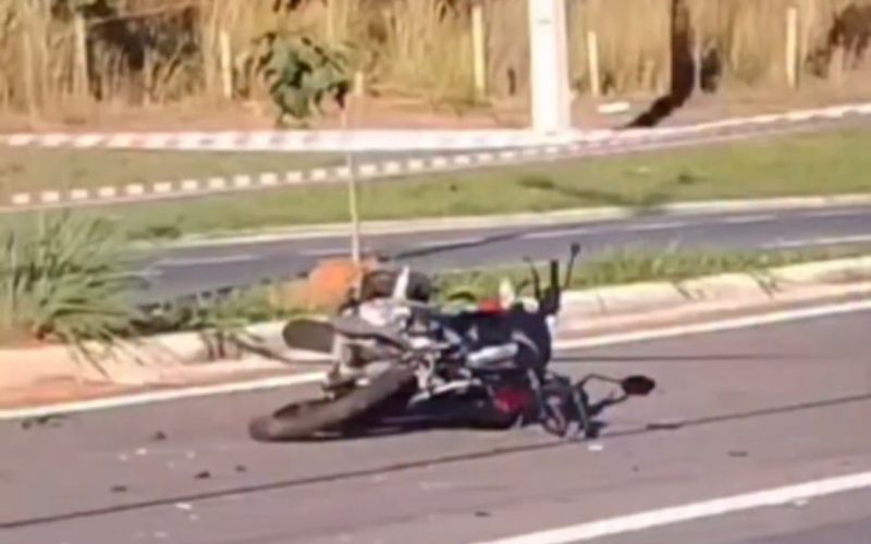 Motociclista morre após grave acidente na Baixada do Progresso, em Senador Canedo