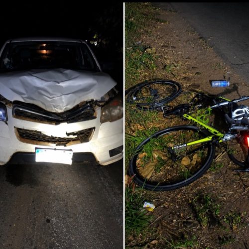 Ciclista que pedalava para Trindade morre atropelado naGO-070 em Inhumas