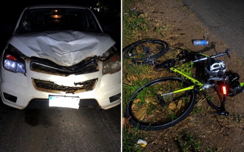 Ciclista que pedalava para Trindade morre atropelado naGO-070 em Inhumas