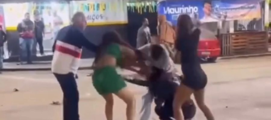 Pancadaria generalizada é registrada em Trindade