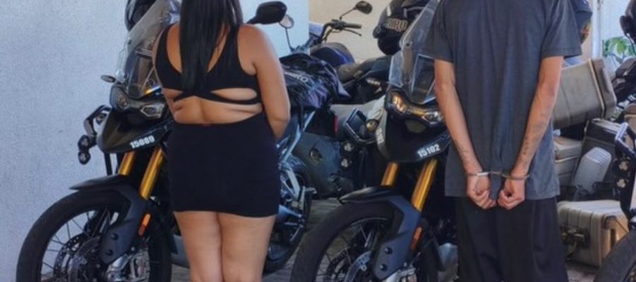 Casal que furtou capacete é preso após tentar vender item na internet, em Goiânia